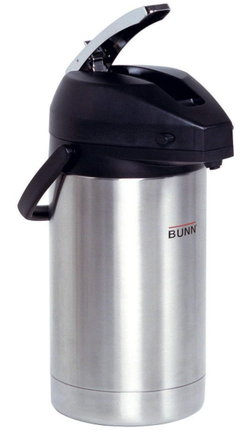 BUNN - 3 Liter Stainless Steel Airpot, Gray