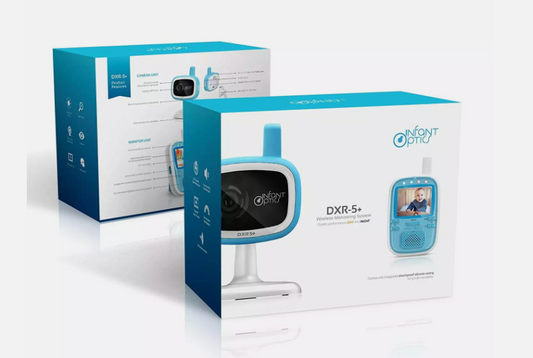 Infant Optics DXR-5+ Portable Video Baby Monitor, Camera & Chargers