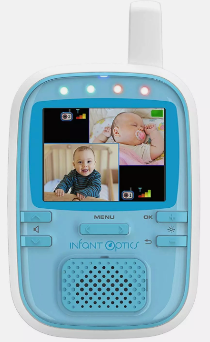 Infant Optics DXR-5+ Portable Video Baby Monitor, Camera & Chargers