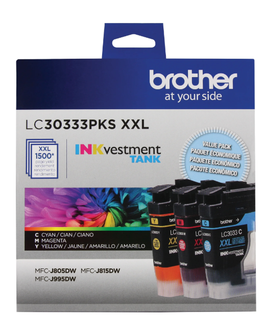 LC30333PKS Color Ink Cartridge for MFC-J995DW MFC-J995DWXL