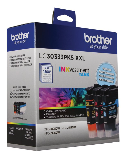 LC30333PKS Color Ink Cartridge for MFC-J995DW MFC-J995DWXL