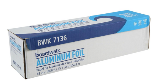 BWK7136 Extra Heavy-Duty Aluminum Foil Roll, Silver - 18 in. X 1000 Ft.