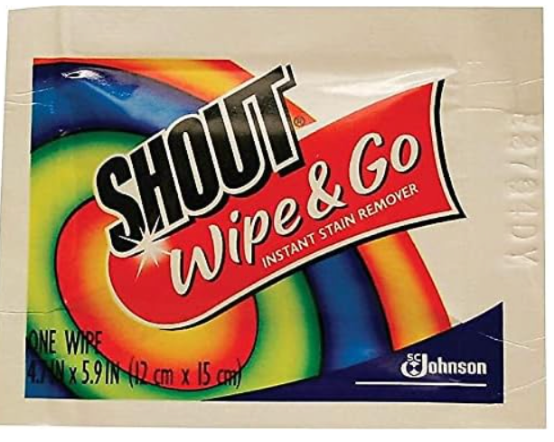 Shout Wipe & Go Instant Stain Remover Wipes, 80 Wipes (SJN686661)