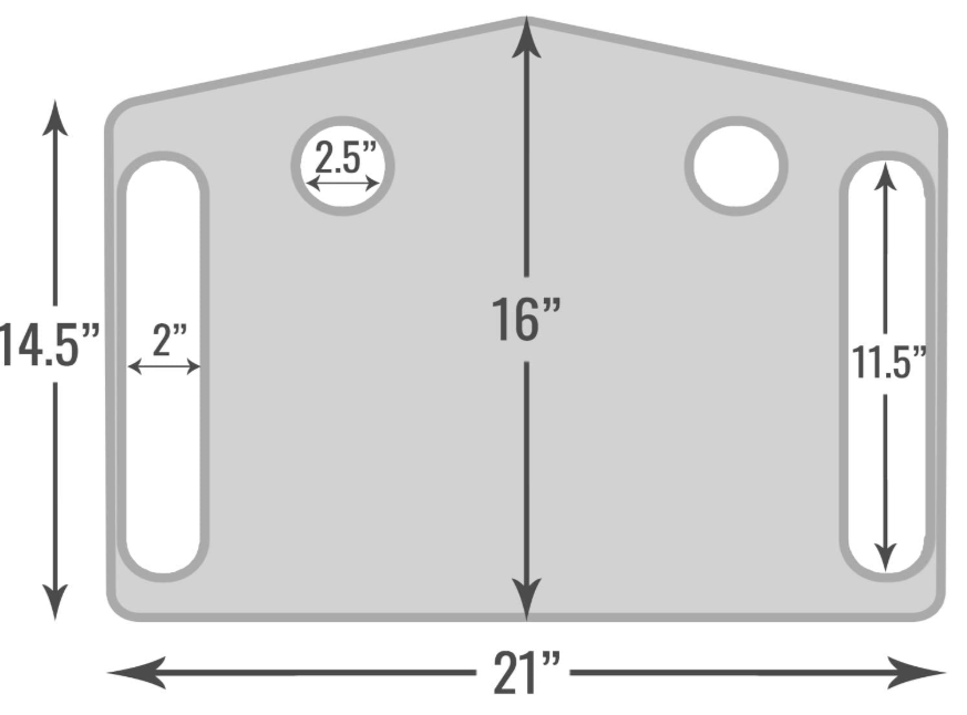Walker Tray - Gray, by Jobar International