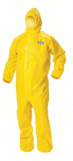 Kimberly-Clark Kleenguard Coveralls A71 46770 - Size Medium - Yellow (10 pk)