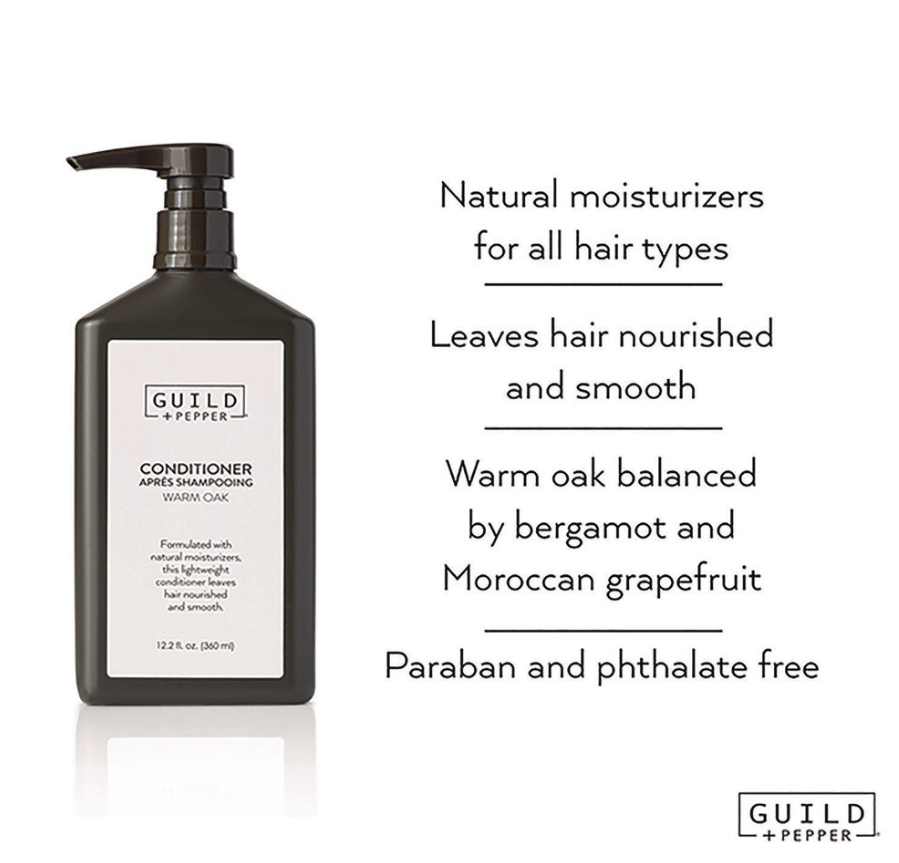 Guild+Pepper 12.2 oz Conditioner - Warm Oak Scent (Local Only)