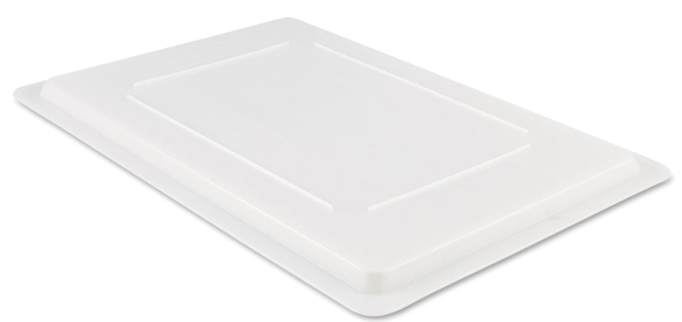 Rubbermaid Commercial Products Food Storage Box Lid for 8.5, 12.5, 16.5, and 21.5 Gallon Sizes, White