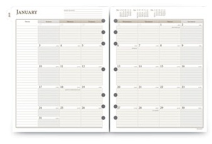 2025 at-a-GLANCE 8.5" X 5.5" Weekly & Monthly Planner Refill