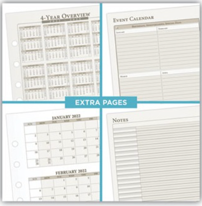 2025 at-a-GLANCE 8.5" X 5.5" Weekly & Monthly Planner Refill