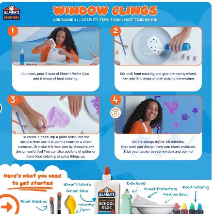 Elmer's, WASHABLE SCHOOL GLUE, 1 GAL, DRIES CLEAR