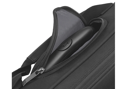 Solo® Rolling Laptop Case/Overnighter, Ballistic Poly, Black