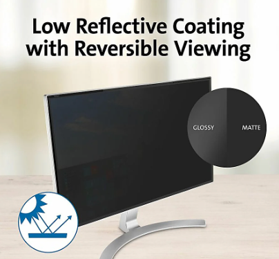 Kensington MagPro 24.0" Monitor Privacy Screen with Magnetic Strip - For 24" Widescreen LCD Monitor - 16:9 - Fingerprint Resistant, Scratch Resistant, Damage Resistant