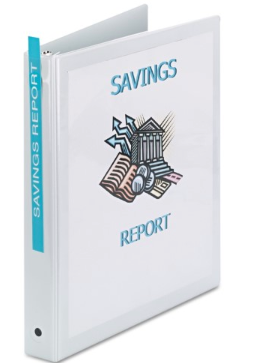 Avery Economy View Binder with Round Rings , 11 X 8.5, White, (5711) ( AVE05711 )