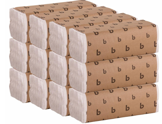 C-Fold Paper Towels 10" X 12-1/4", Bleached White 200 Sheets 12Pks/Case