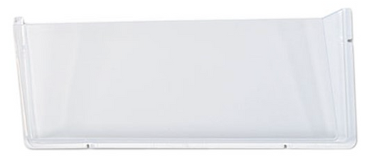 Deflect-O 64301 Unbreakable Docupocket Single Pocket Wall File Legal Clear