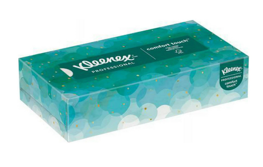 Kleenex 2-Ply Facial Tissue, Flat,100 Count (Pack of 5)
