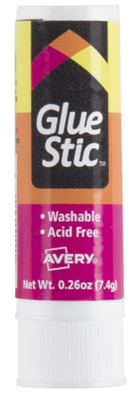 Avery Glue Sticks- Permanent- .26 Oz- Value Pack- 18-PK- Clear