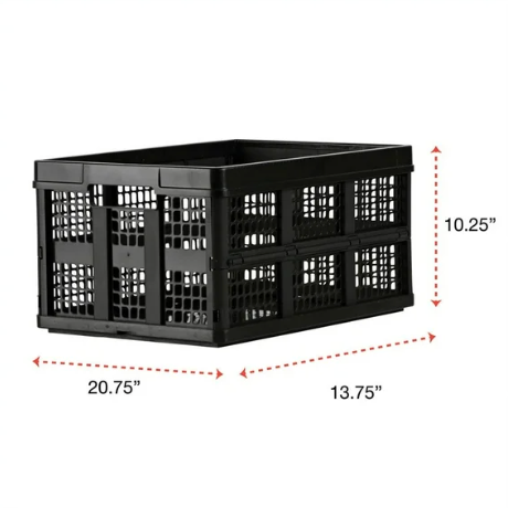 Universal Filing/Storage Tote, Letter Files, Black (2pk)