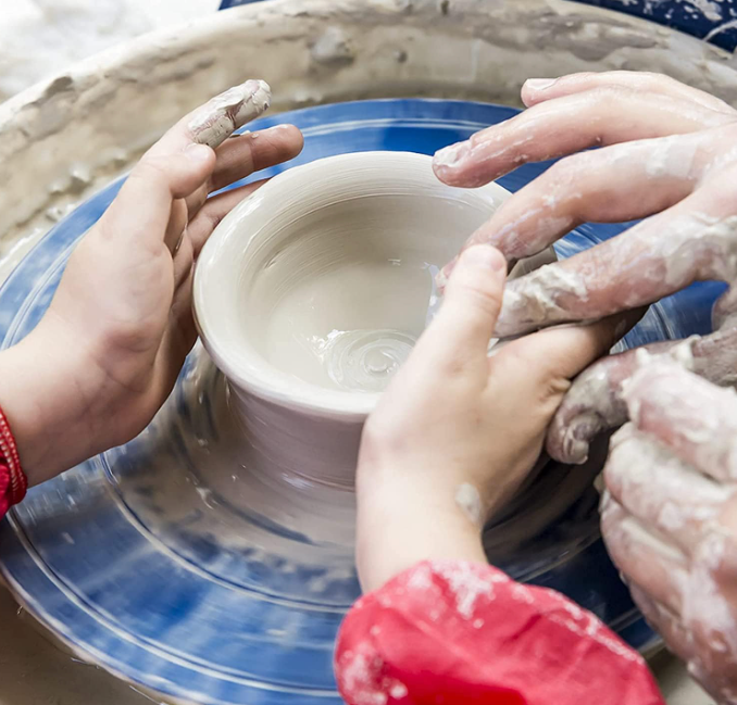 ReArt Natural Air-Dry Clay, Pottery Clay, All-Purpose Modeling Clay 20lbs for Sculpting, Hand Modeling and Throwing (White)