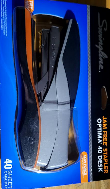 Swingline Optima 40 Desk Stapler Reduced Effort 40 Sheets Silver (S7084012)