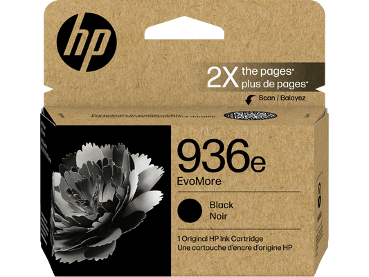 HP 936e EvoMore Black Original Ink Cartridge, 4S6V6LN