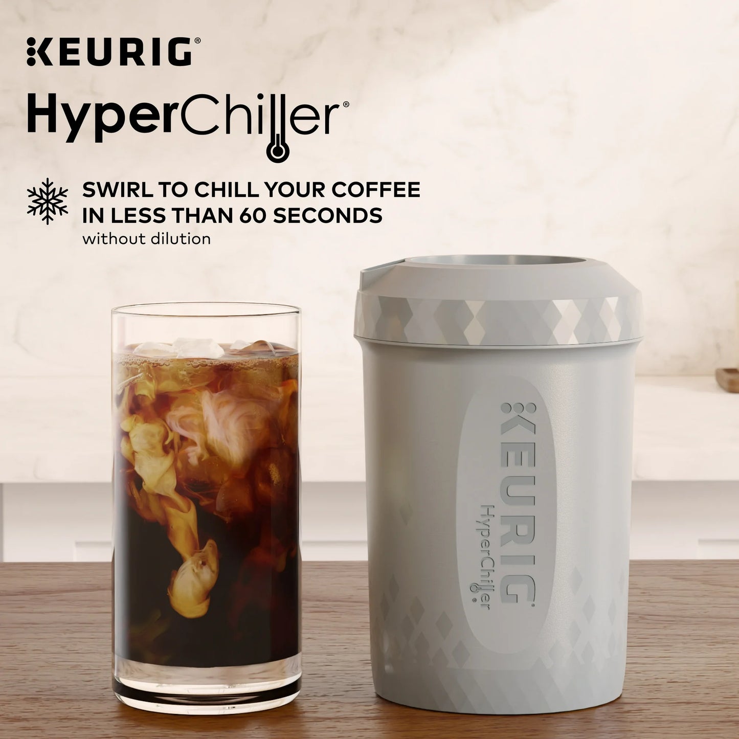 Keurig HyperChiller Iced Coffee Maker, Studio Gray Finish