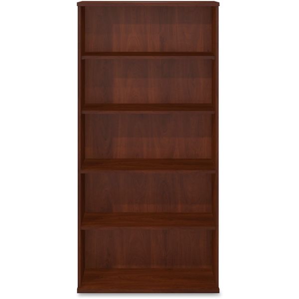 Bush Business Furniture Components 73"H 5-Shelf Bookcase| Hansen Cherry (Local Pickup Only) (Special shipping available, see notes in description)