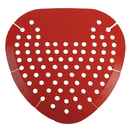 Boardwalk Deodorizing Urinal Screen, Cherry Scent, Red, 3.5 oz, Dozen