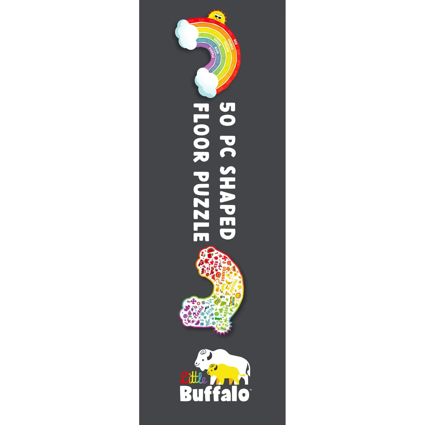 Little Buffalo Rainbow Interlocking 50 PC Floor Jigsaw Puzzle
