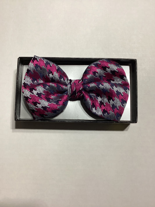 IMANI UOMO CLIP ON BOW TIE (Blue/Black/Rose)