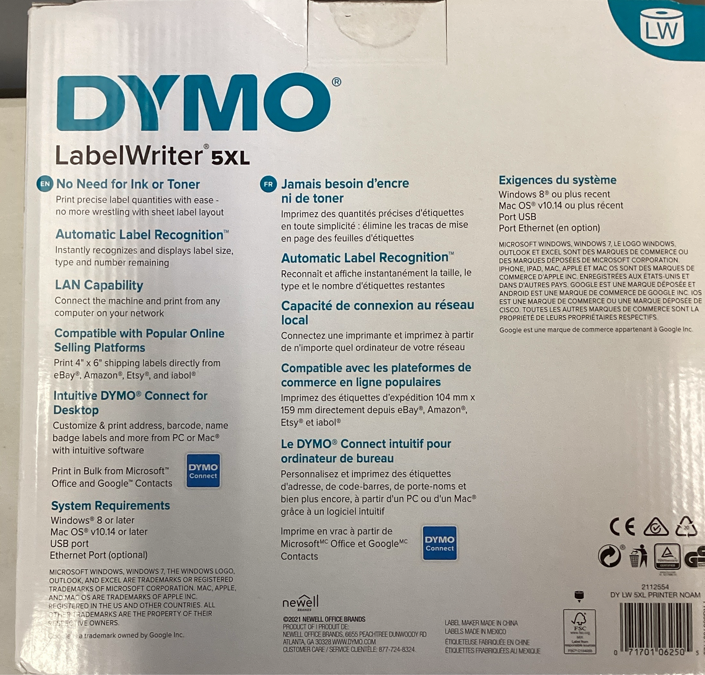 DYMO LabelWriter 5XL