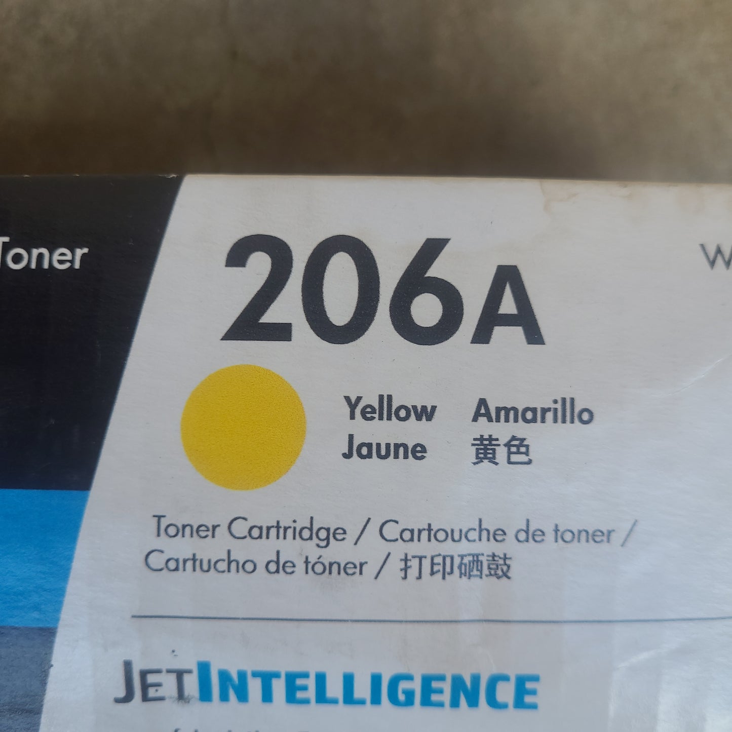 Laserjet toner yellow 206 A