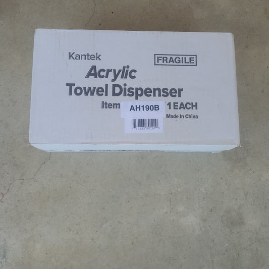 Kanter acrylic towel dispenser