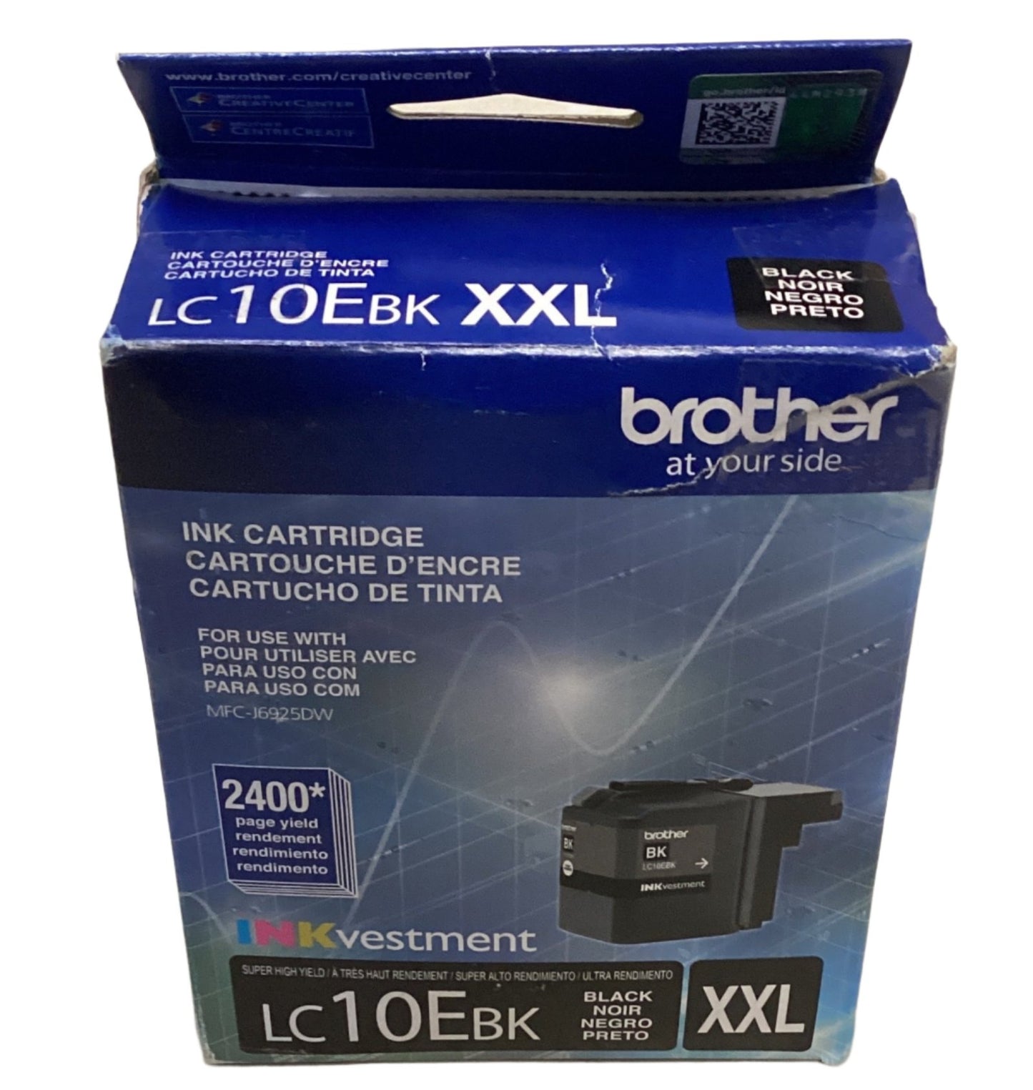 Brother LC10EBK XXL Black Extra High Yield Ink Cartridge