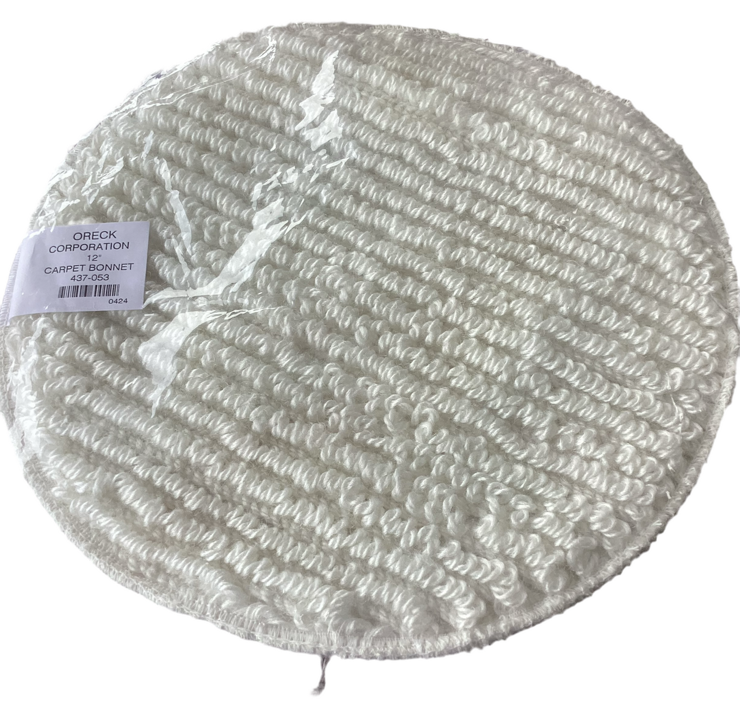 Oreck Commercial 437053 Terry Cloth Carpet Bonnet, 12”