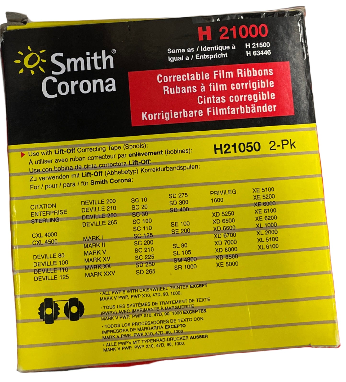 Smith Corona 21000 Correctable Ribbon ( SMC21000 )