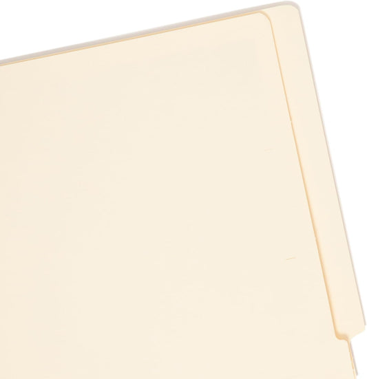 Smead End Tab File Folder, Straight-Cut Tab, Letter Size, Manila, 100 per Box (24100)