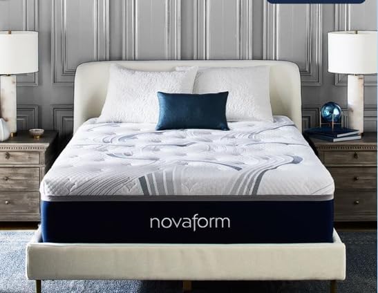 Novaform New Model 14” Comfort Grande Advanced Gel Memory Foam Mattress. Size: Queen | Model: 1723203