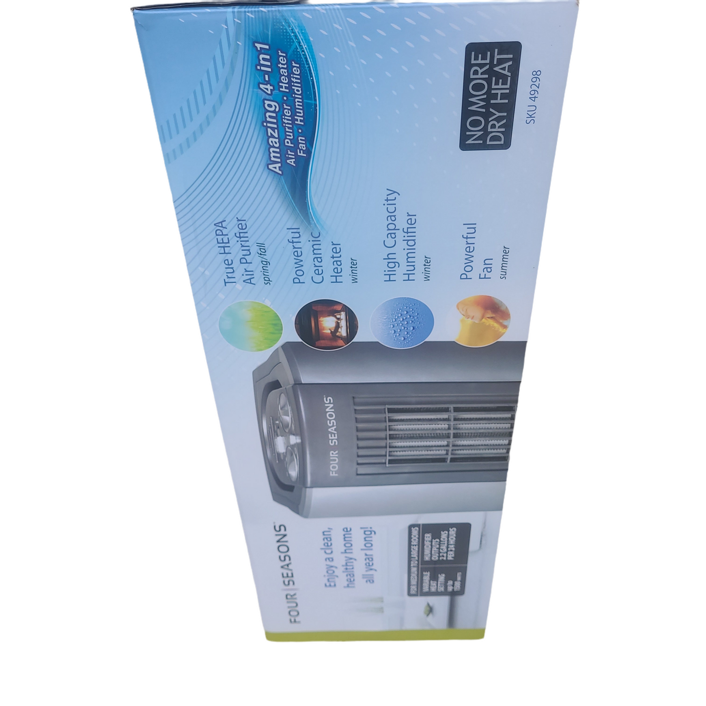 Air purifier and heater