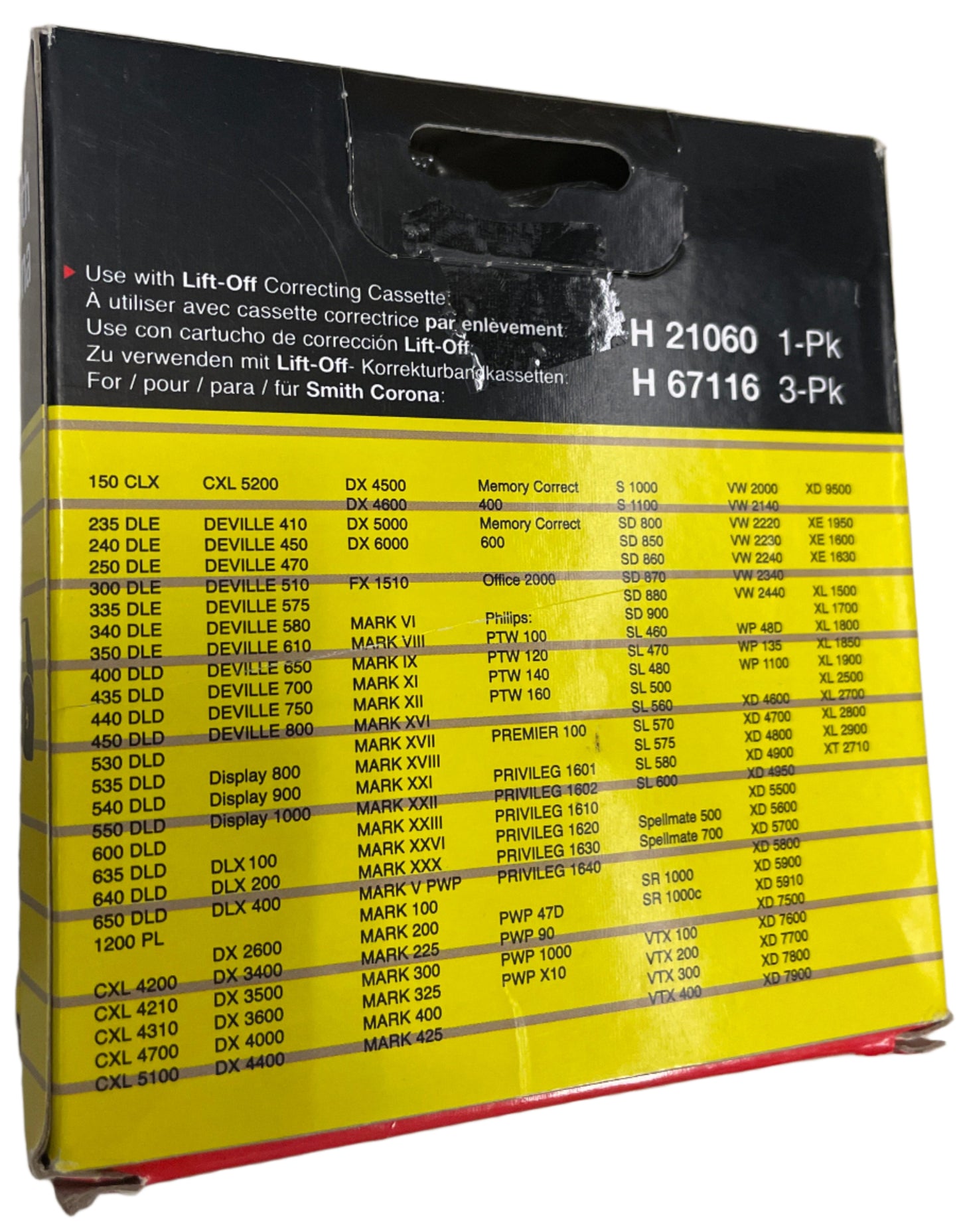 Smith Corona 21000 Correctable Ribbon