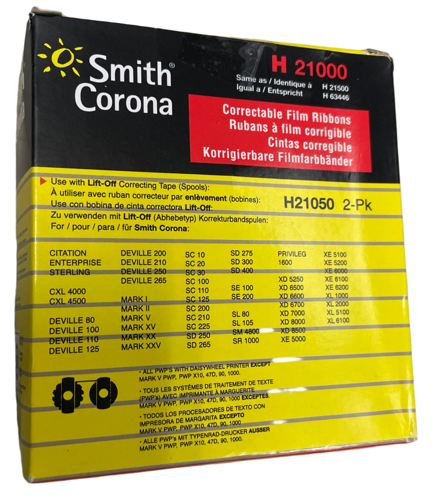 Smith Corona 21000 Correctable Ribbon