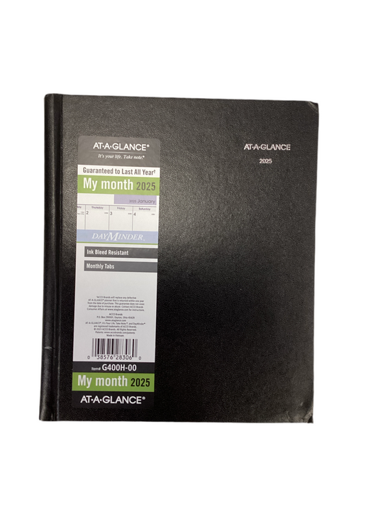 2025 at-a-GLANCE DayMinder Monthly Hardcover Planner, 7x8.5’