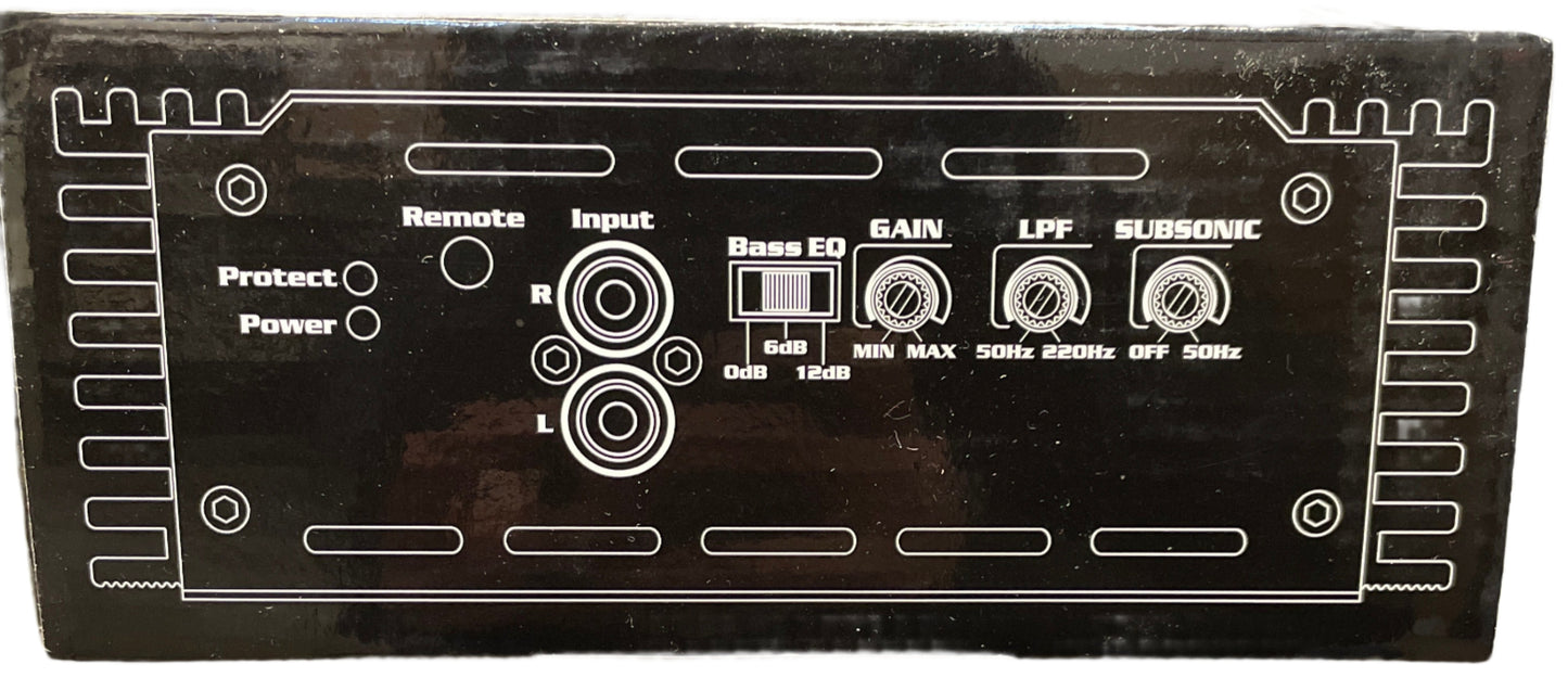 Skar Audio RP-1200.1D Monoblock 1200-Watt Class D MOSFET Subwoofer Amplifier