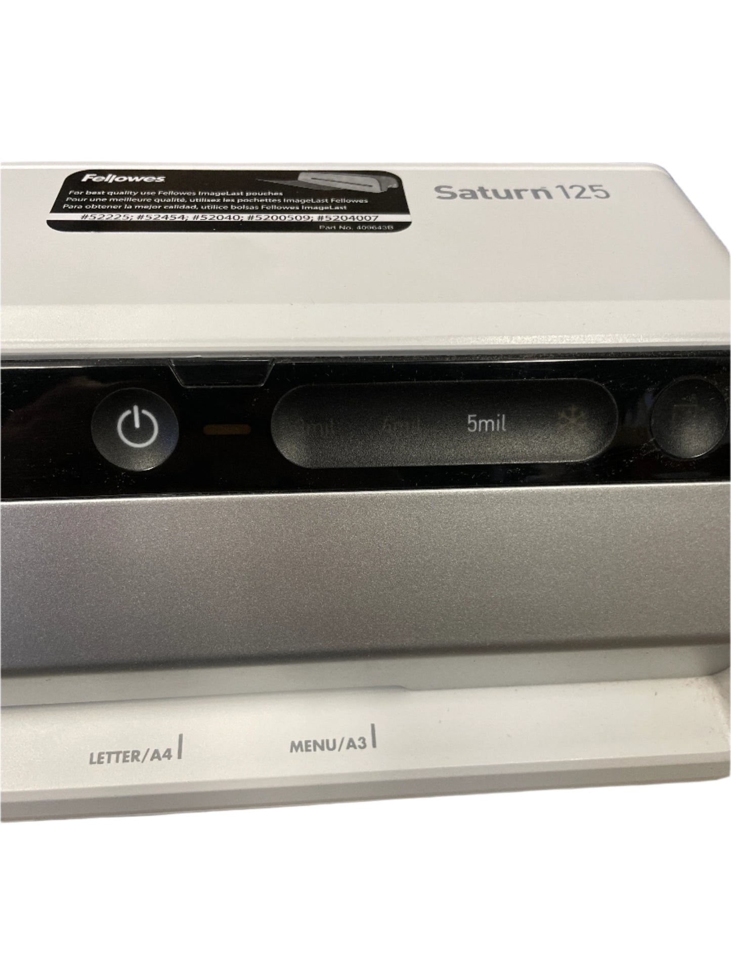 Fellowes 5736601 Saturn 3i 125 Laminator, 12.50' Lamination Width - 5 Mil Lamination Thickness