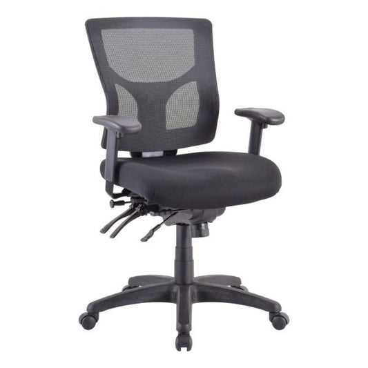 Lorell Conjure Executive Mid-Back Ergonomic Mesh Chair, Black | Model: F353000004 (PICK UP ONLY)