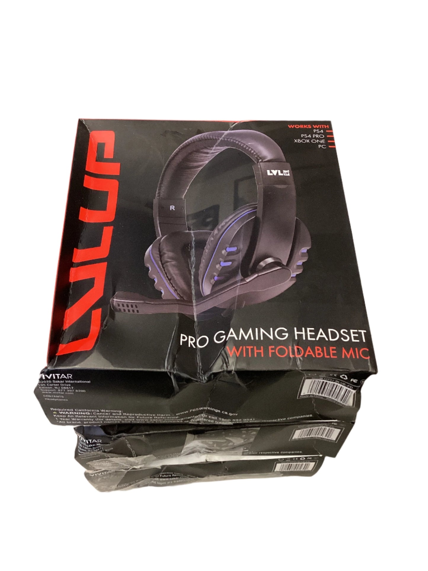 Lvlup Lu731-blu Artillery Gaming Headset (blue)