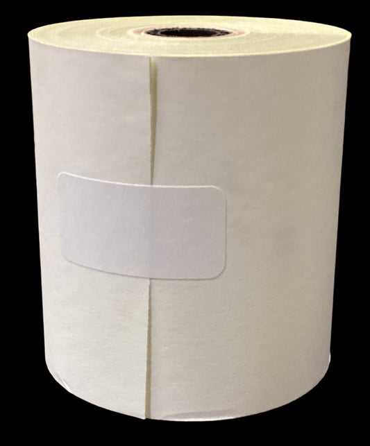 ICONEX 3" Carbonless POS Receipt Roll, 3" X 90', Case of 50 Rolls