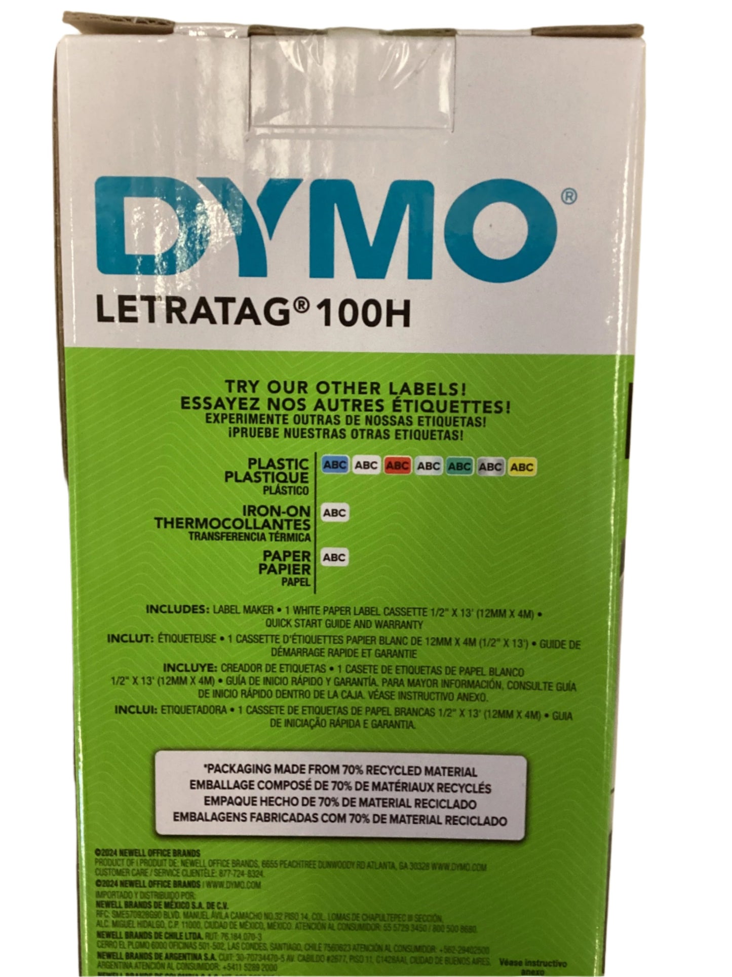 Dymo LetraTag LT-100H Portable Label Maker