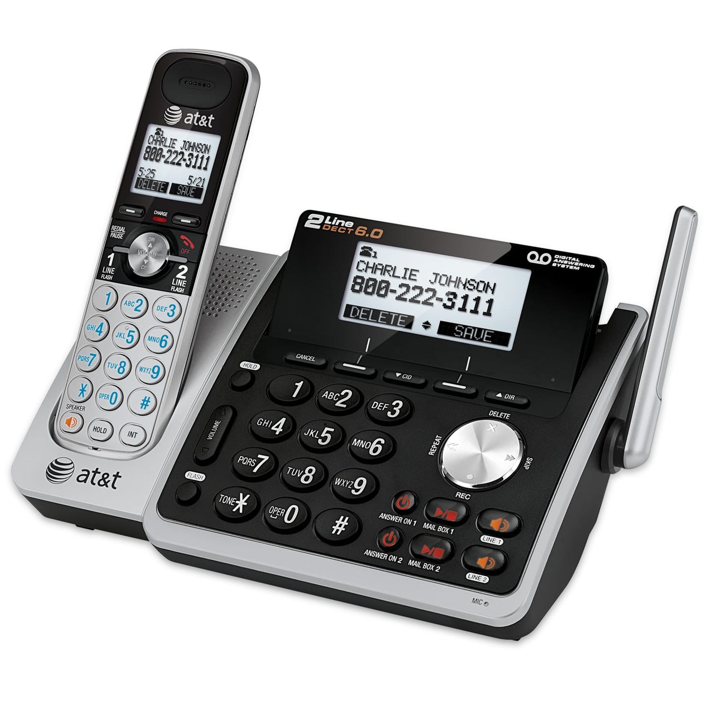 AT&T Speakerphone 2-line answering system TL88102