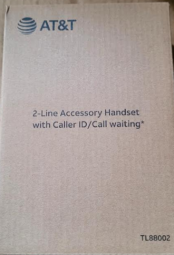 AT&T 2-line Cordless Accessory Handset with Caller ID/Call Waiting TL88002